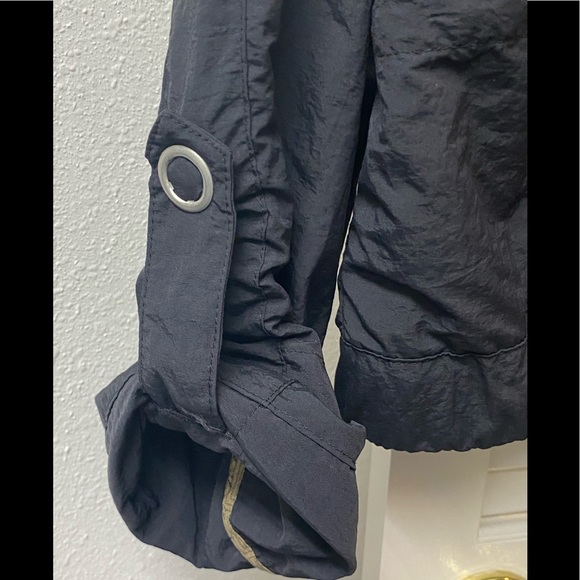 🖤🩶Old Navy • black nylon jacket • M • GUC - Picture 4 of 8